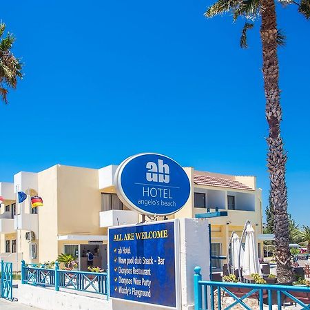 Angelos Beach Hotel Faliráki Kültér fotó