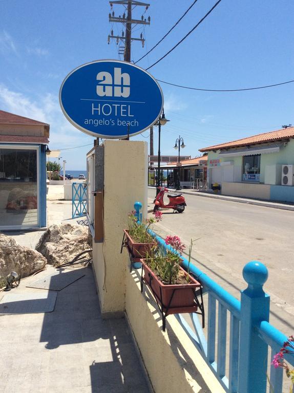 Angelos Beach Hotel Faliráki Kültér fotó