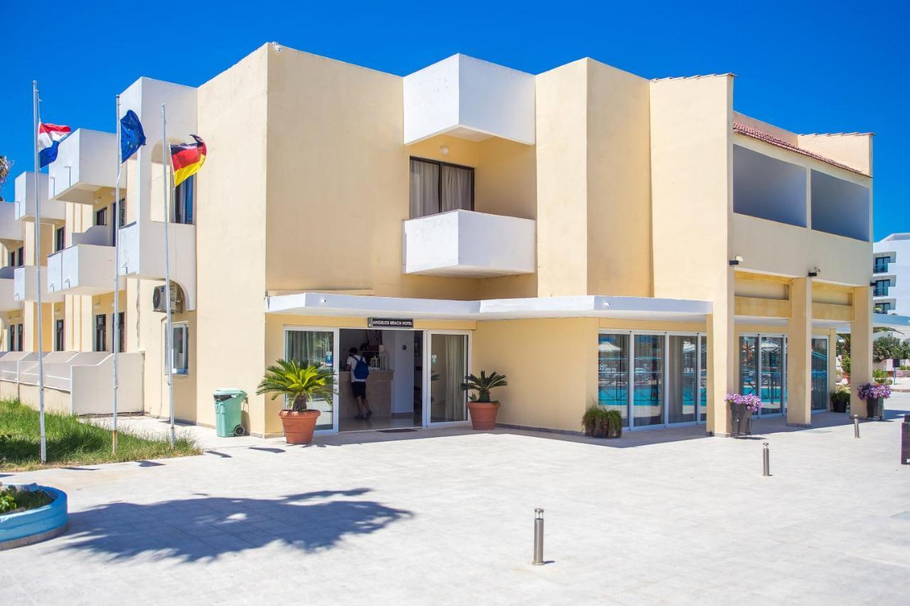 Angelos Beach Hotel Faliráki Kültér fotó