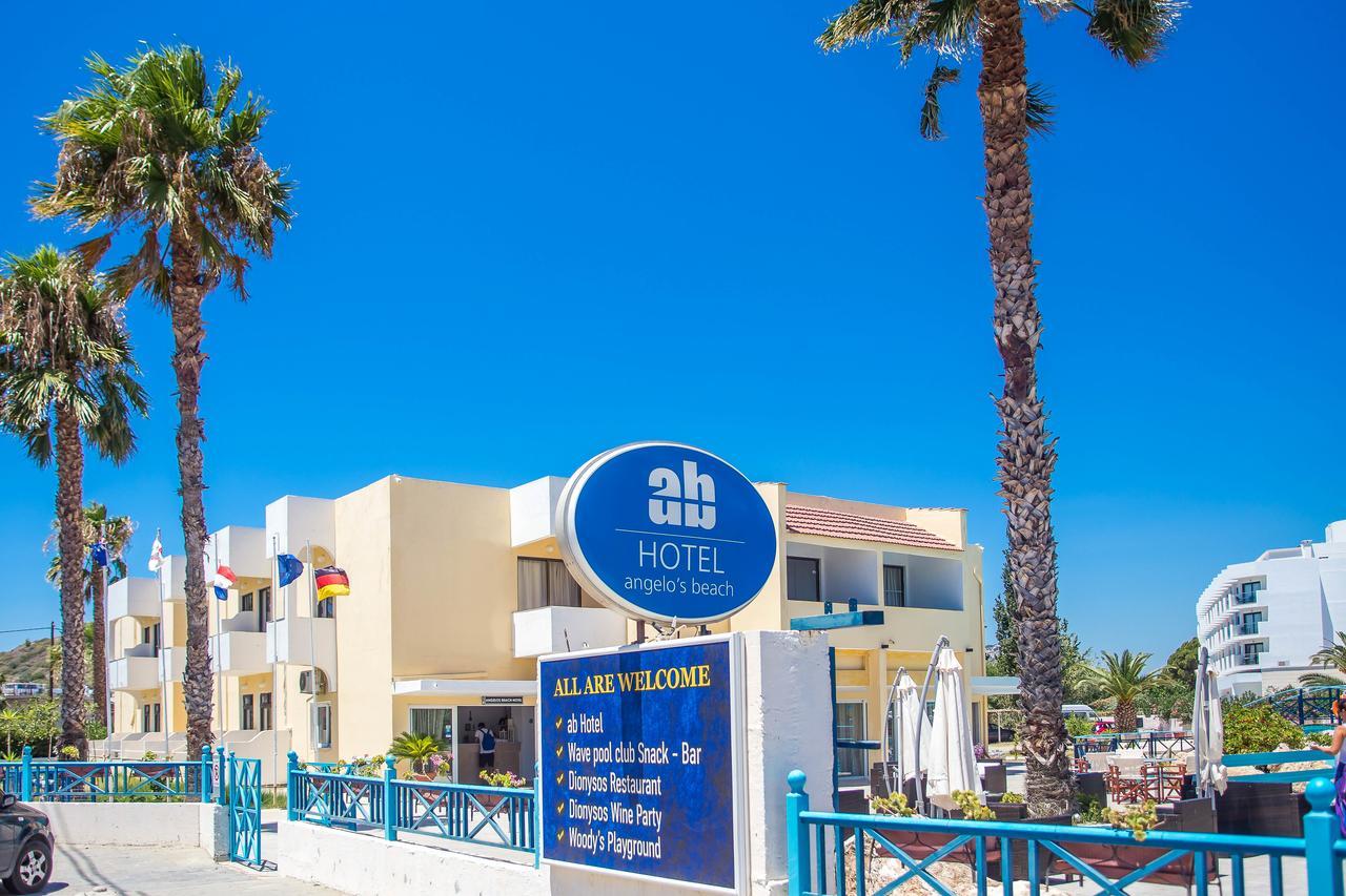 Angelos Beach Hotel Faliráki Kültér fotó