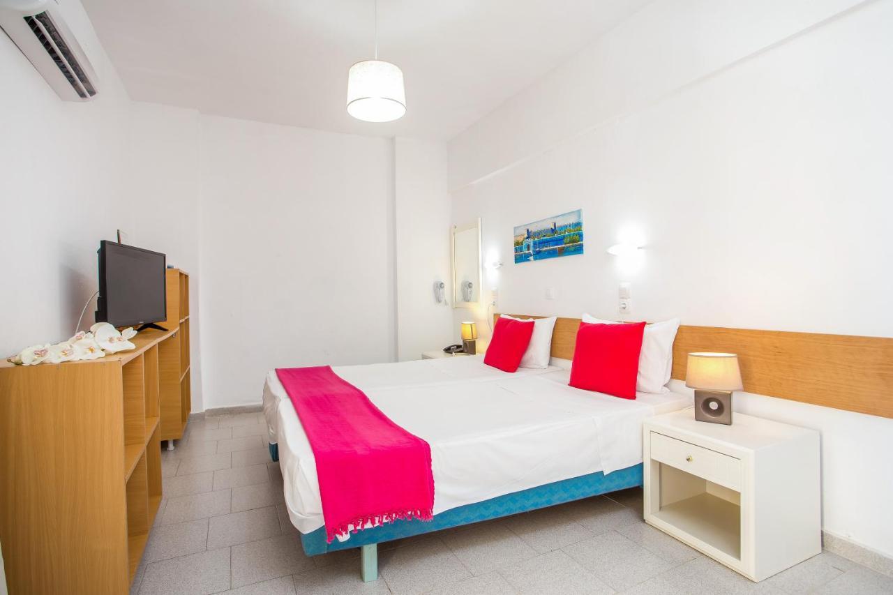 Angelos Beach Hotel Faliráki Kültér fotó