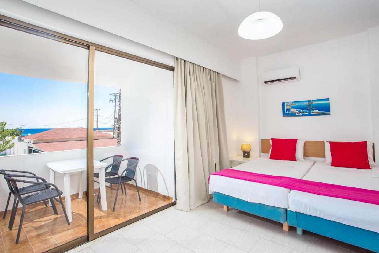 Angelos Beach Hotel Faliráki Kültér fotó