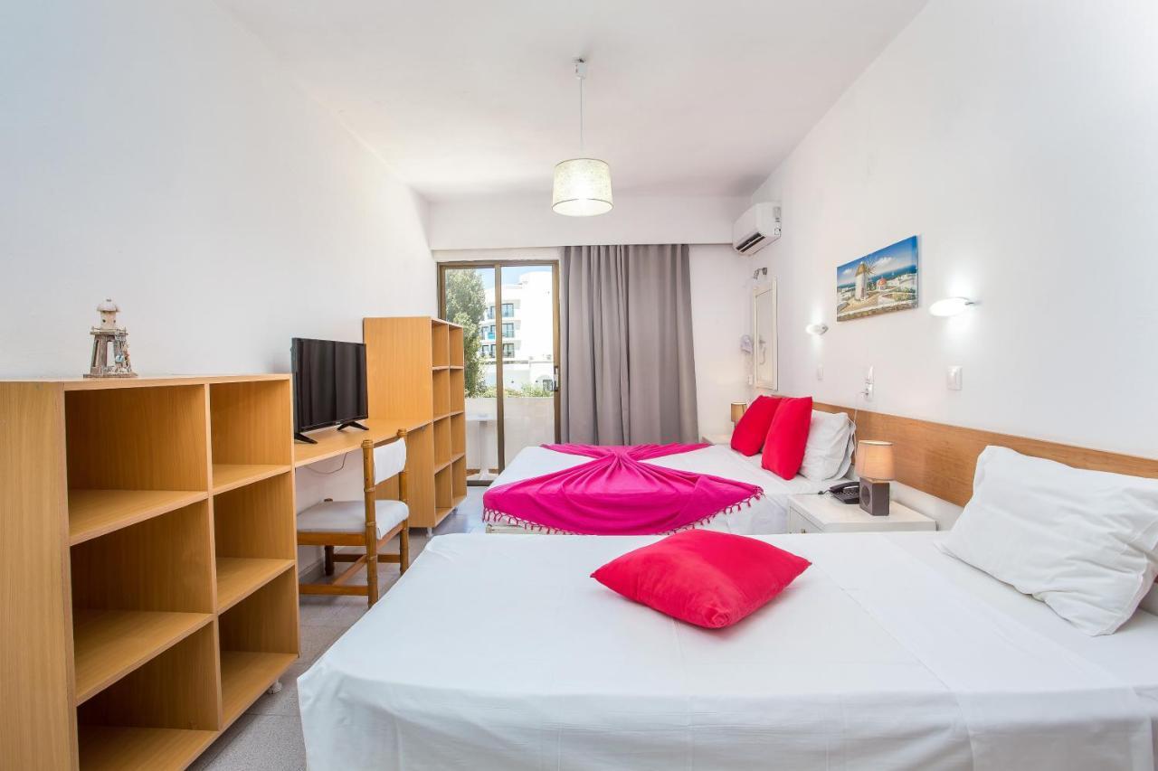 Angelos Beach Hotel Faliráki Kültér fotó