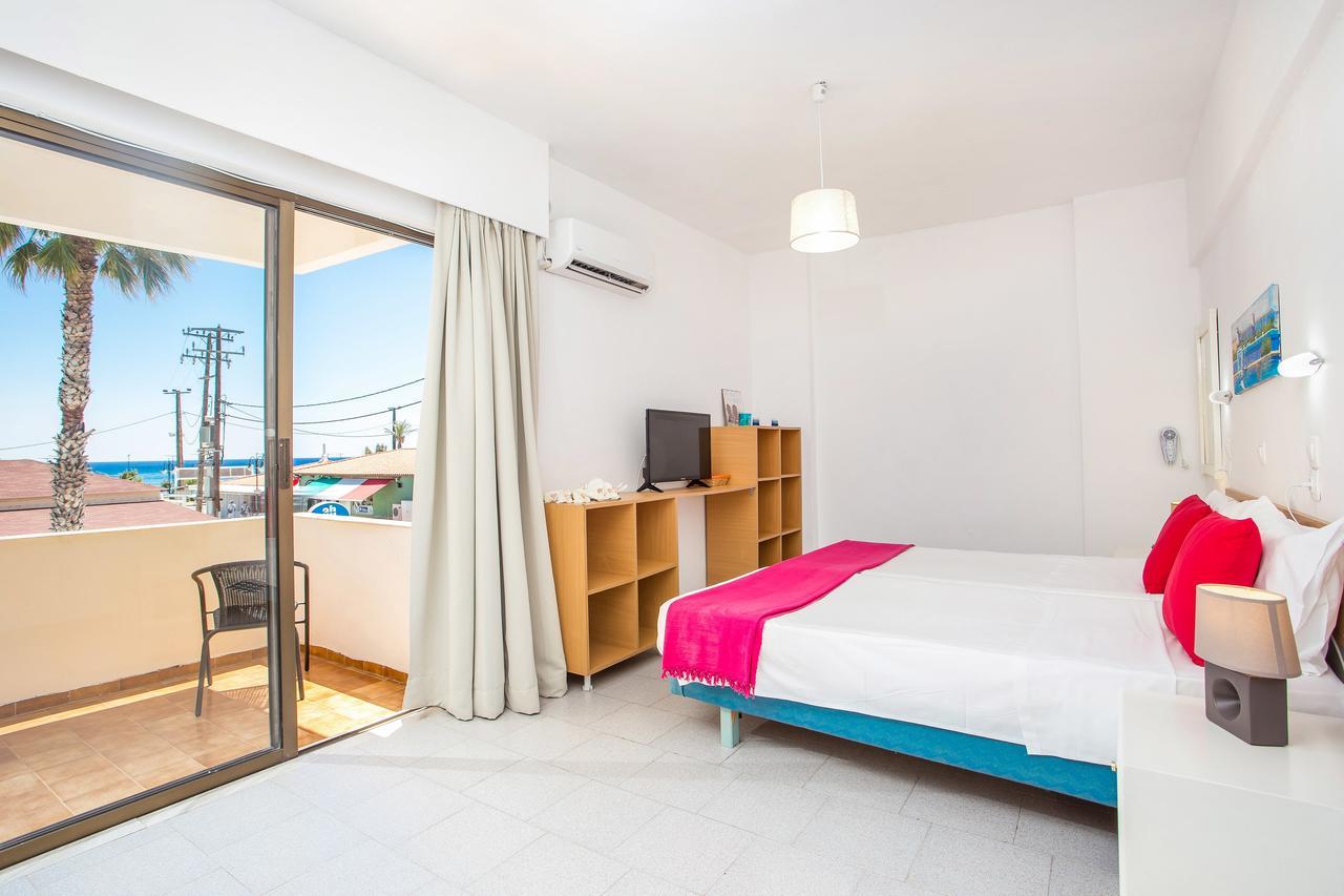 Angelos Beach Hotel Faliráki Kültér fotó